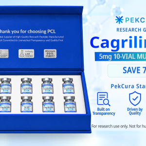 Cagrilintide 5mg research peptide 3 pack with product label