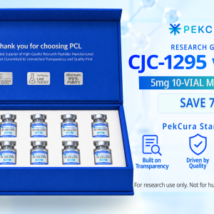 CJC-1295 with DAC 5mg research peptide 10 pack with product label