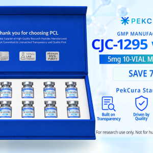 CJC-1295 with DAC 5mg GMP manufactured research peptide 10 pack with product label