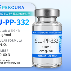 SLU-PP-332 2mg/mL research grade solution 10mL vial with product label