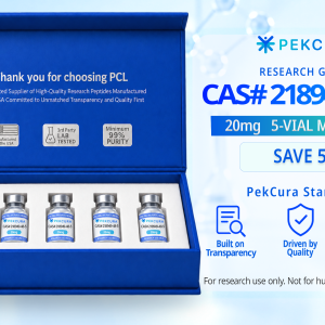 CAS # 218949-48-5 20mg research peptide 5 vial multipack with product label