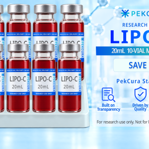LIPO-C research grade solution 10 20mL vial multipack with product label